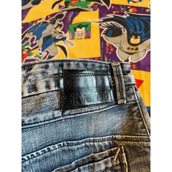 Silvertab Size 36 x 32 Boot Cut Levi’s Men Used Blue Distressed Faded - Picture 3 of 8